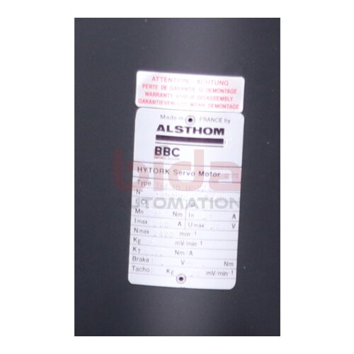 ABB Alsthom BBC T6F4B R6024 Servomotor Servo Motor