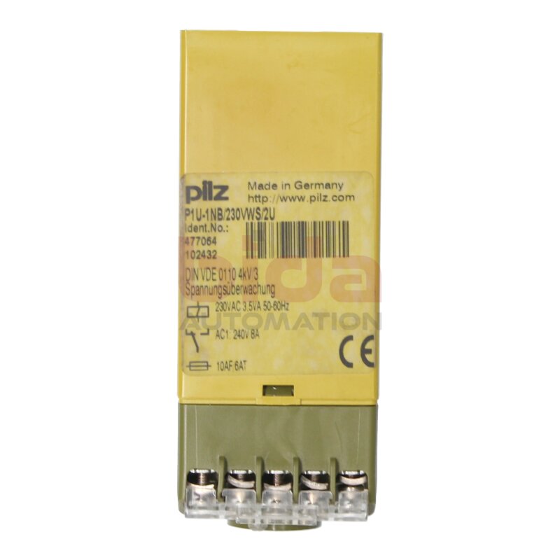 Pilz P1U-1NB/230VWS/2U Sicherheitsrelais Safety relay