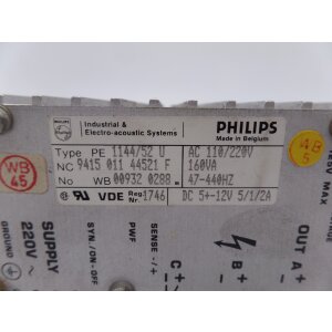 Philips PE 1144/52 U Netzteil Nr. 9415 011 44521 power...
