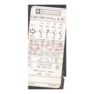 Telemecanique CA2-DN1319.A 65 Hilfsschütz Auxiliary...
