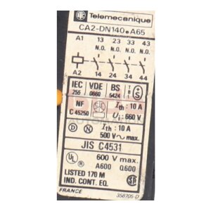 Telemecanique CA2-DN140.A65 Hilfsschütz Auxiliary...