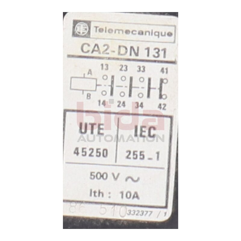 Telemecanique CA2-DN 131 Hilfssch&uuml;tz Auxiliary Contactor