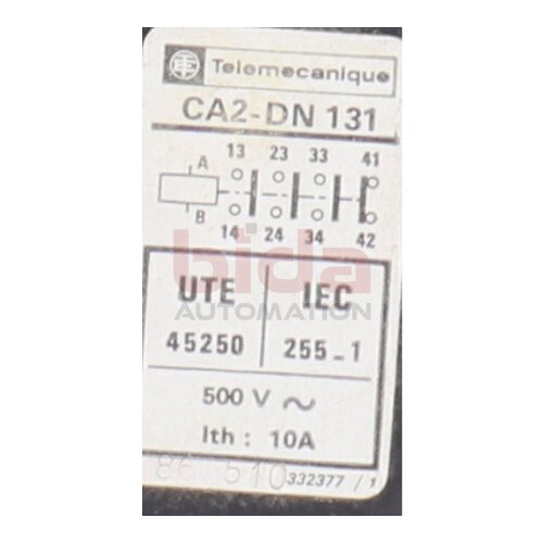 Telemecanique CA2-DN 131 Hilfssch&uuml;tz Auxiliary Contactor