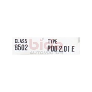 Squarde D PDD2.01E Class 8502 Leistungsschütz Power...