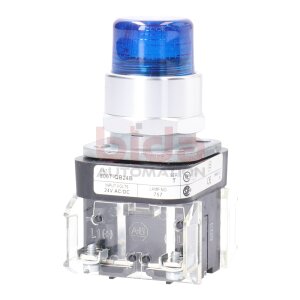 Allen Bradley 800T-QB24B Drucktastschalter Blau Push...