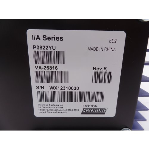 Invensys Foxboro P0922YU I/A Series FPS400-24 Netzteil power supply