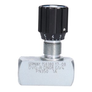 RS Pro DVG-R DN08 G1/4 Drosselrückschlagventil  Flow...