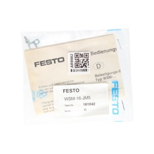 Festo WSM-16-JM5  161042 Befestigungssatz Fastening Kit