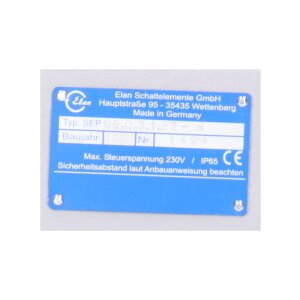 Elan Schmersal  09.0.3.1.22-R One-Hand Controll Panel...