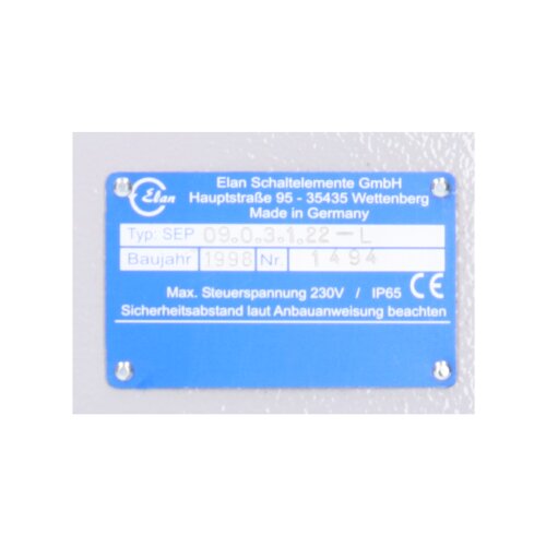 Elan 09.0.3.1.22-L One-Hand Controll Panel Bedienpult links