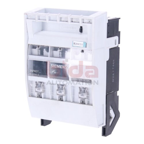 Siemens 3ZX1012-0NP40-2AA1 / 3ZX1 012-0NP40-2AA1 Sicherungs Lasttrennschalter Fuse switch disconnector
