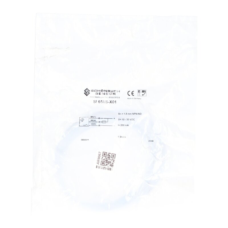 Sch&ouml;nbuch Sensor SI 65NS-X01 Induktiver Sensor Inductive Sensor