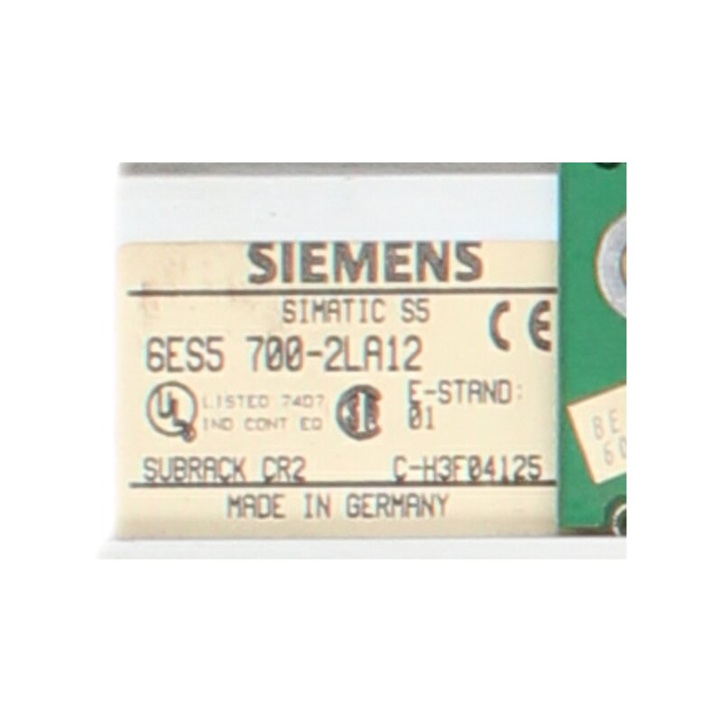 Siemens Simatic S5  6ES5700-2LA12 / 6ES5 700-2LA12 Untergestell Sub Rack