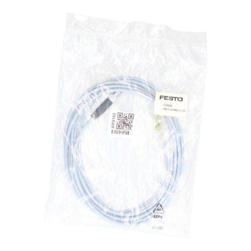Festo KMYZ-2-24-M8-2,5-LED 177 678 Verbindungsleitung Connecting Line