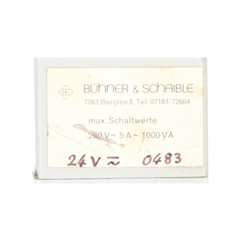B&uuml;hner &amp; Schaible N81 Zeitrelais Time Relay