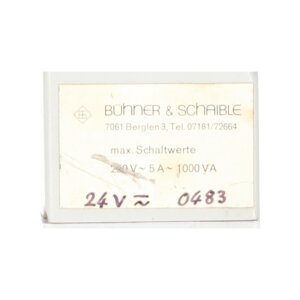 Bühner & Schaible N81 Zeitrelais Time Relay