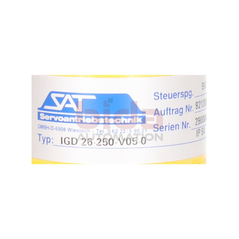 Sat IGD 26-250-V05-0 Drehgeber  Rotary Encoder