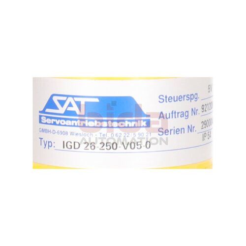 Sat IGD 26-250-V05-0 Drehgeber  Rotary Encoder