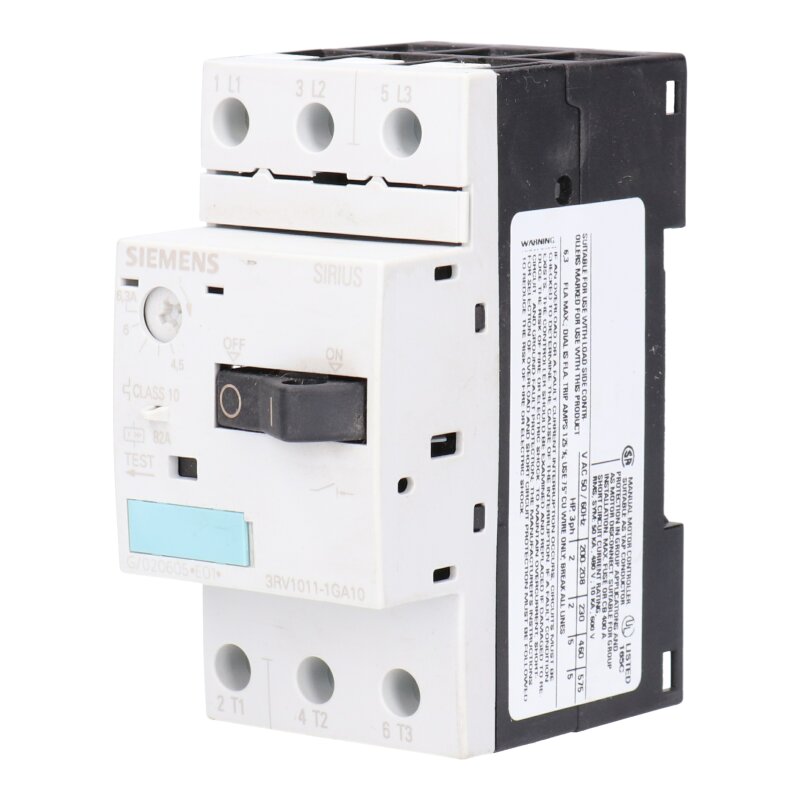 Siemens Sirius 3RV1011-1GA10 / 3RV1 011-1GA10 Leistungsschalter Circuit Breaker