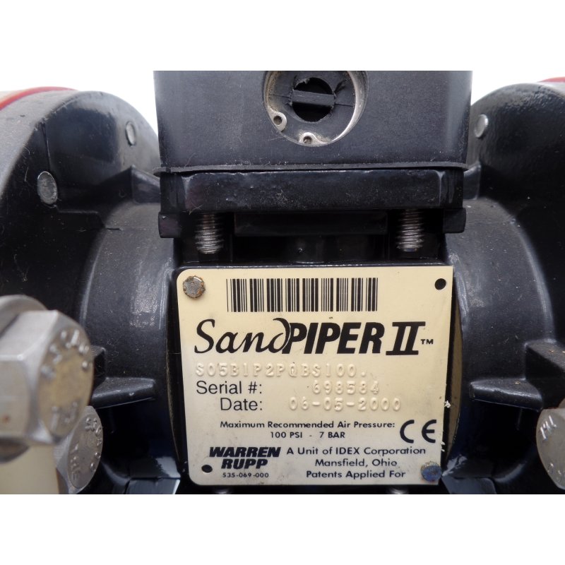 Warren Rup SandPiper 2 S05B1P2PQBS100 Doppelmembranpumpe Membranpumpe Pumpe pump double diaphragm pump