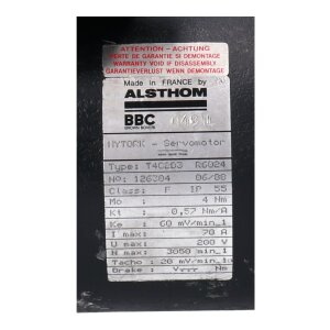 Alsthom T4C2D3 R6024 Servomotor Servo Motor