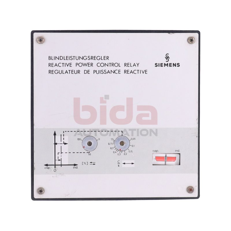 Siemens 4RY81 00-3DA21 Blindleistungsregler reactive power control relay