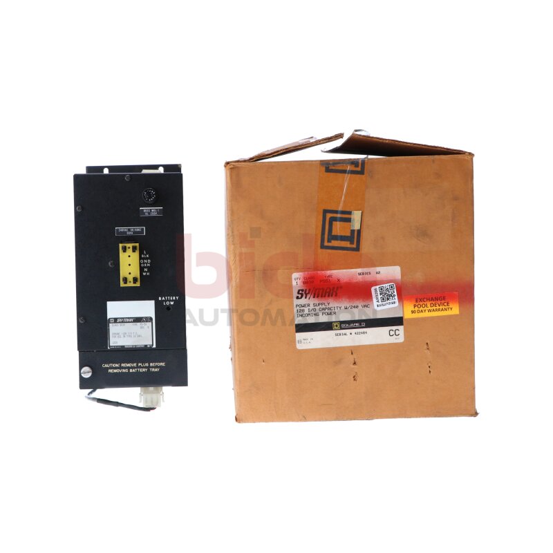 Square D SY/MAX CLASS 8030 PS-50 Stromversorgung Power Supply