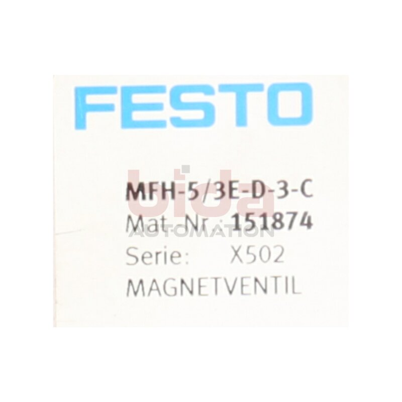 Festo MFH-5/3E-D-3-C  151874 Magnetventil Solenoid Valve