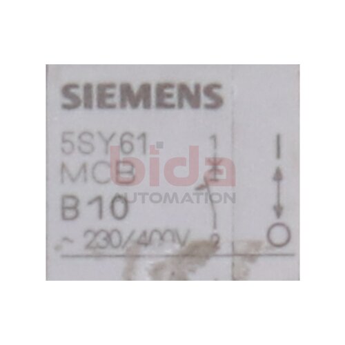 Siemens 5SY6110-6 / 5SY6 110-6 Leistungsschalter Circuit Breaker