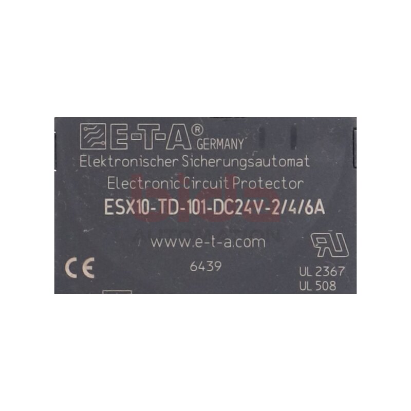 E-T-A ESX10-TD-101-DC24V-2/4/6A Elektrischer Sicherungsautomat Electronic Circuit Protectror