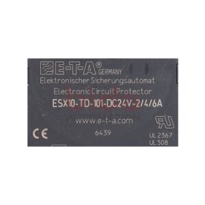 E-T-A ESX10-TD-101-DC24V-2/4/6A Elektrischer...