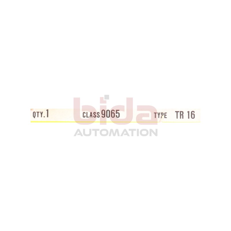 Squarde D 9065 TR 16 Motorschutzrelais Motor Protection Relay