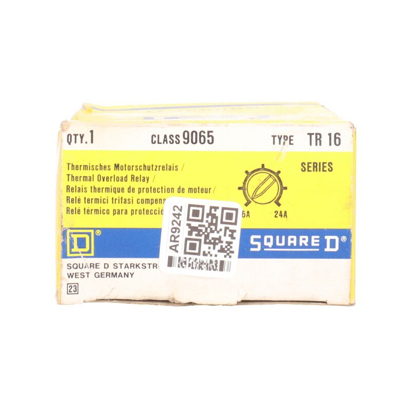 Squarde D 9065 TR 16 Motorschutzrelais Motor Protection Relay
