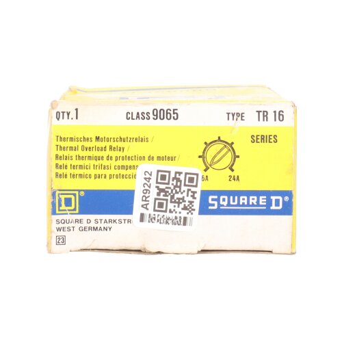 Squarde D 9065 TR 16 Motorschutzrelais Motor Protection Relay