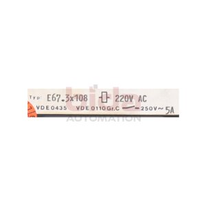 Tesch E67.3x108 Zeitrelais Time Relay