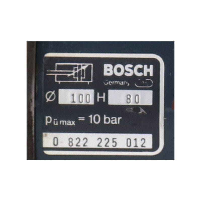 Bosch 0 822 225 012 Phneumatik Zylinder Pneumatic Cylinder