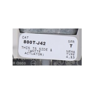 Allen Bradley 800T-J42B Wahlschalter Selector Switch