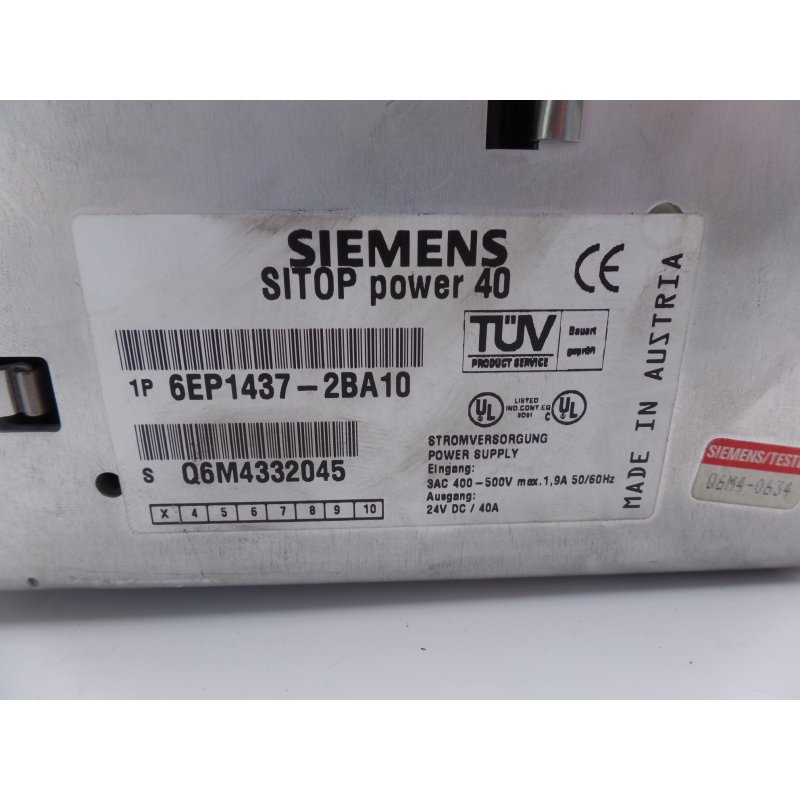 Siemens SITOP power 40 6EP1437-2BA10