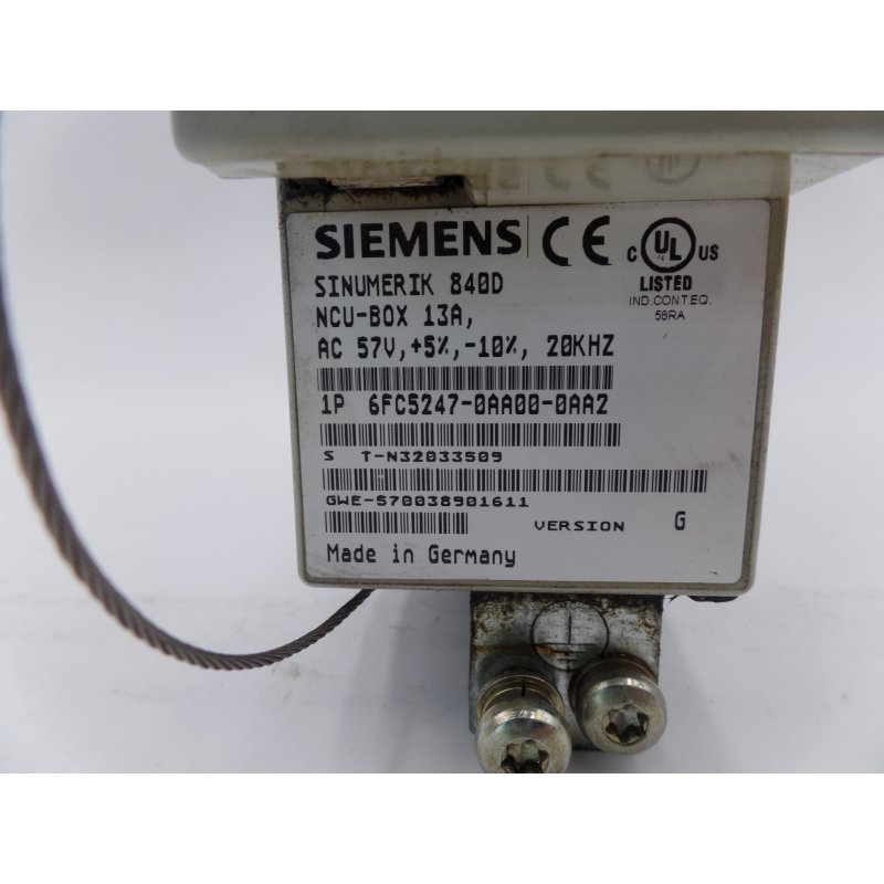 Siemens 6FC5247-0AA00-0AA2 Sinumerik 840D NCU-Box 13A