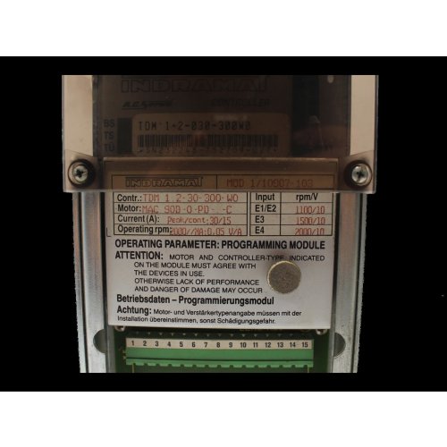 Indramat TDM 1.2-30-300-W0 AC Servo Controller