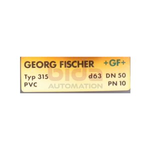 Georg Fischer +GF+ TYP 315 Membranventil Diaphragm Valve