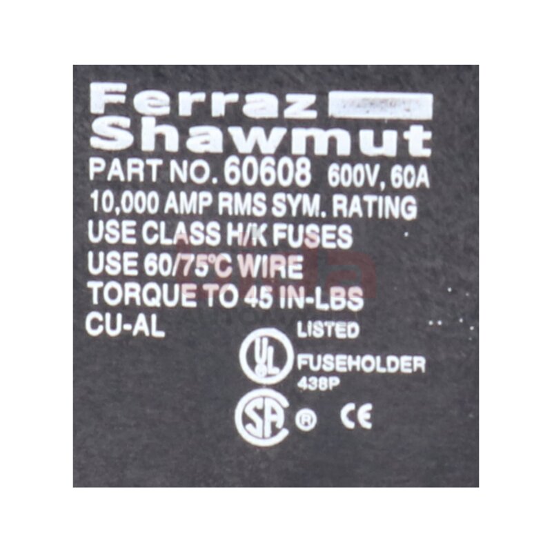 Ferraz Schawmut 60608 Sicherungshalter Fuseholder