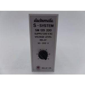 Electromatic S-System SM 125 220 Spannungspegelrelais...