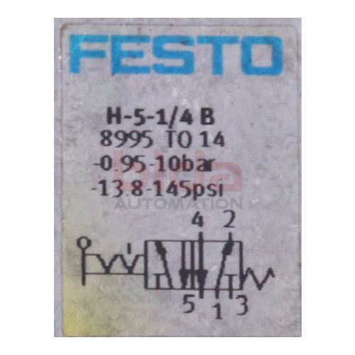 Festo H-5-1/4 B 8995 Handhebelventil Hand Lever Valve