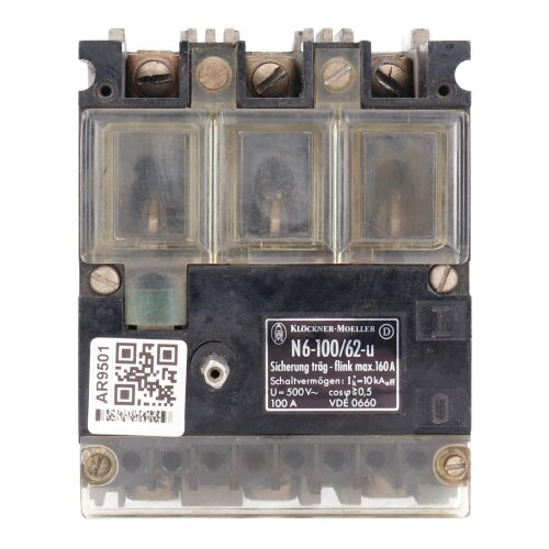 Moeller N6-100/62-u Leistungsschalter Circuit Breaker