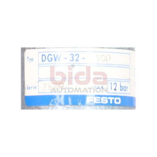 Festo DGW-32-100 Phneumatik Zylinder Pneumatic Cylinder