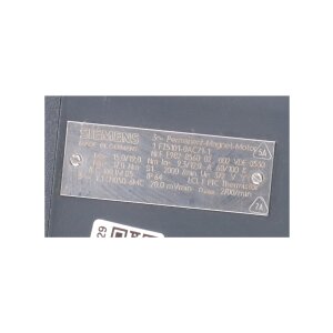 Siemens 1 FT5101-0AC71-1 Permanent  Magnet Motor Servo Motor