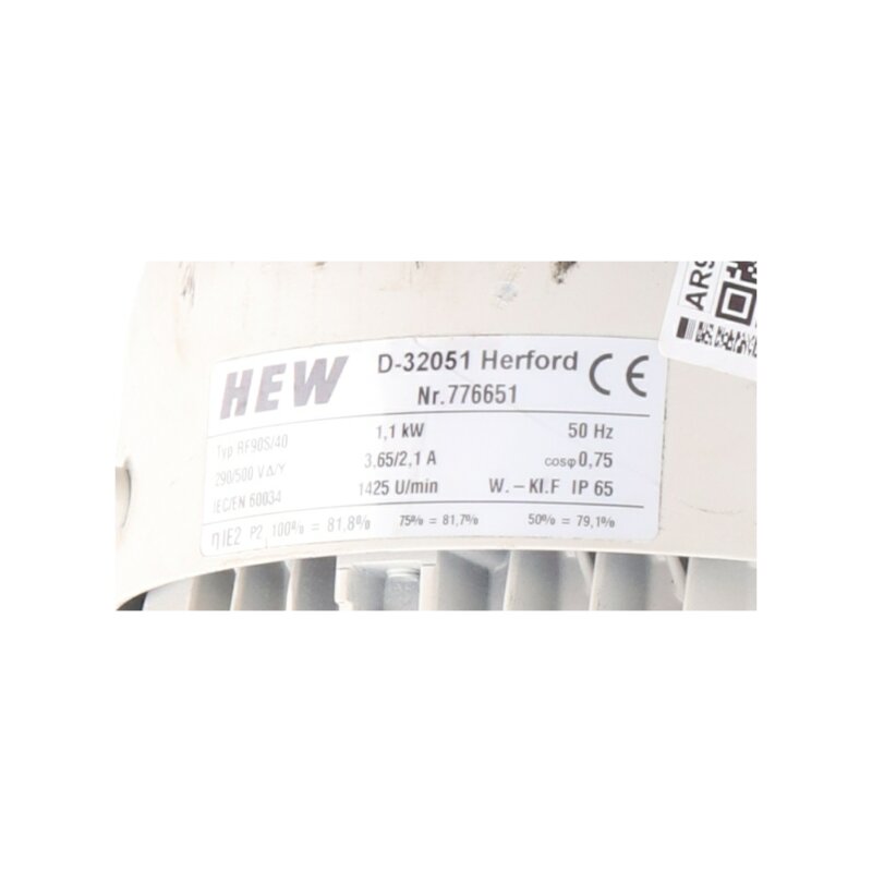 Hew RF90S/40 Bremsmotor Brake motor