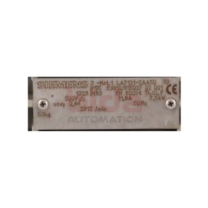 Siemens IP55 E9912/615027 02 001 Wechselstrommotor...