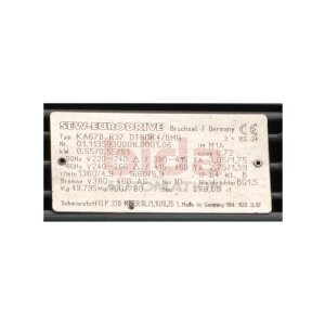 SEW KA67B R37 DT80K4/BMG Elektromotor Electric Engine...